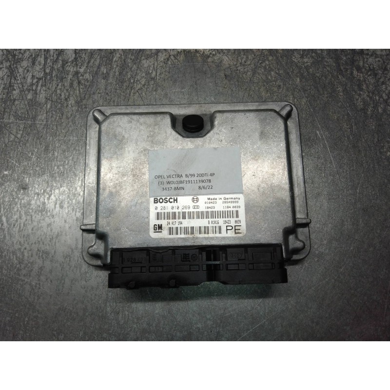 Recambio de centralita motor uce para opel vectra b berlina comfort referencia OEM IAM 0281010269 24417194 PE