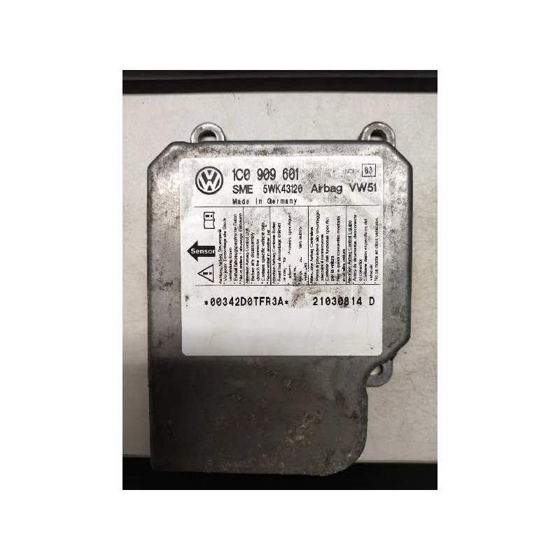 Recambio de centralita airbag para skoda octavia berlina (1u2) ambiente referencia OEM IAM 5WK43120 1C0909601 21030814D