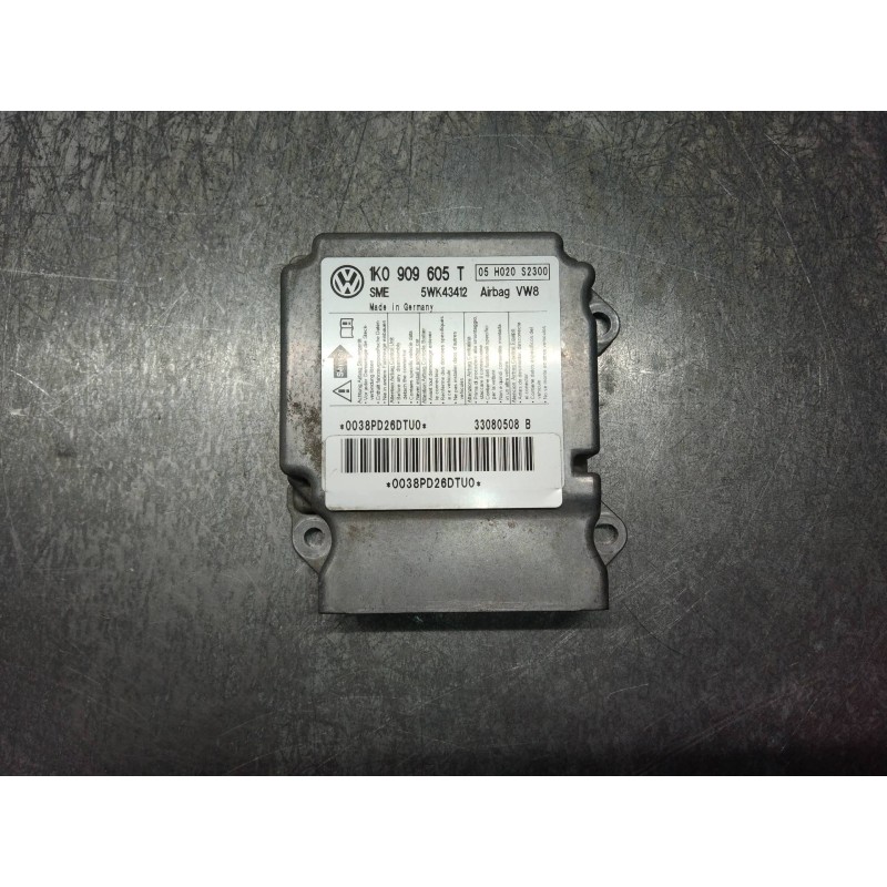 Recambio de centralita airbag para volkswagen jetta (1k2) advance referencia OEM IAM 5WK43412 1K0909605T 