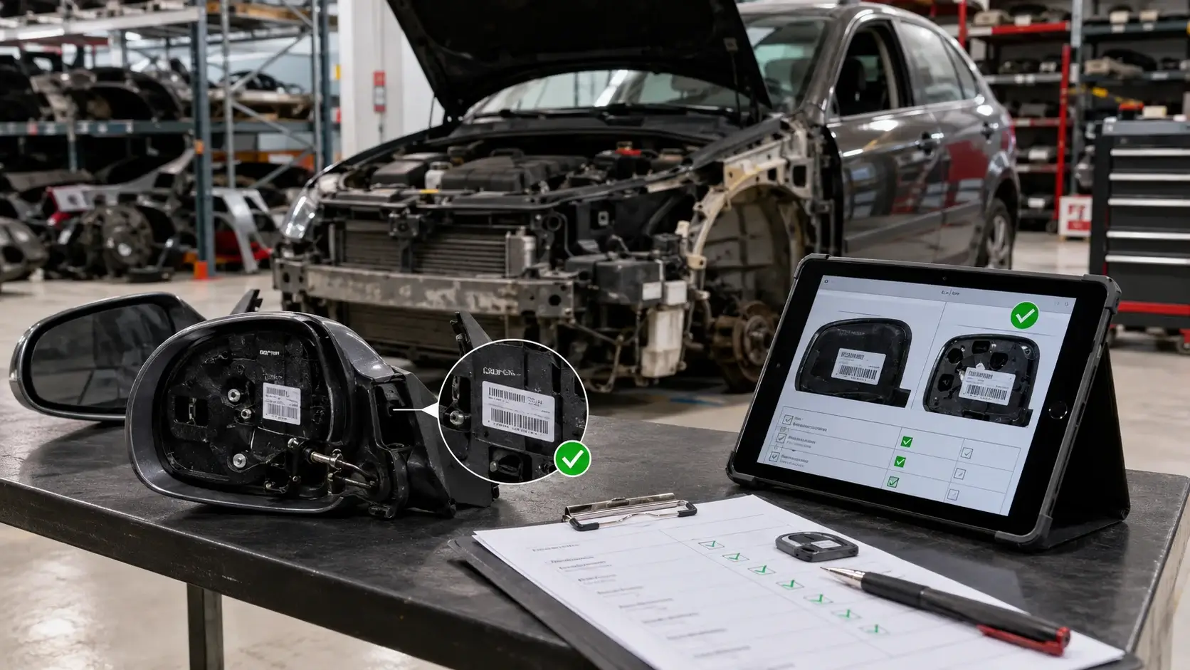 Cómo saber si una pieza de desguace es compatible con tu coche